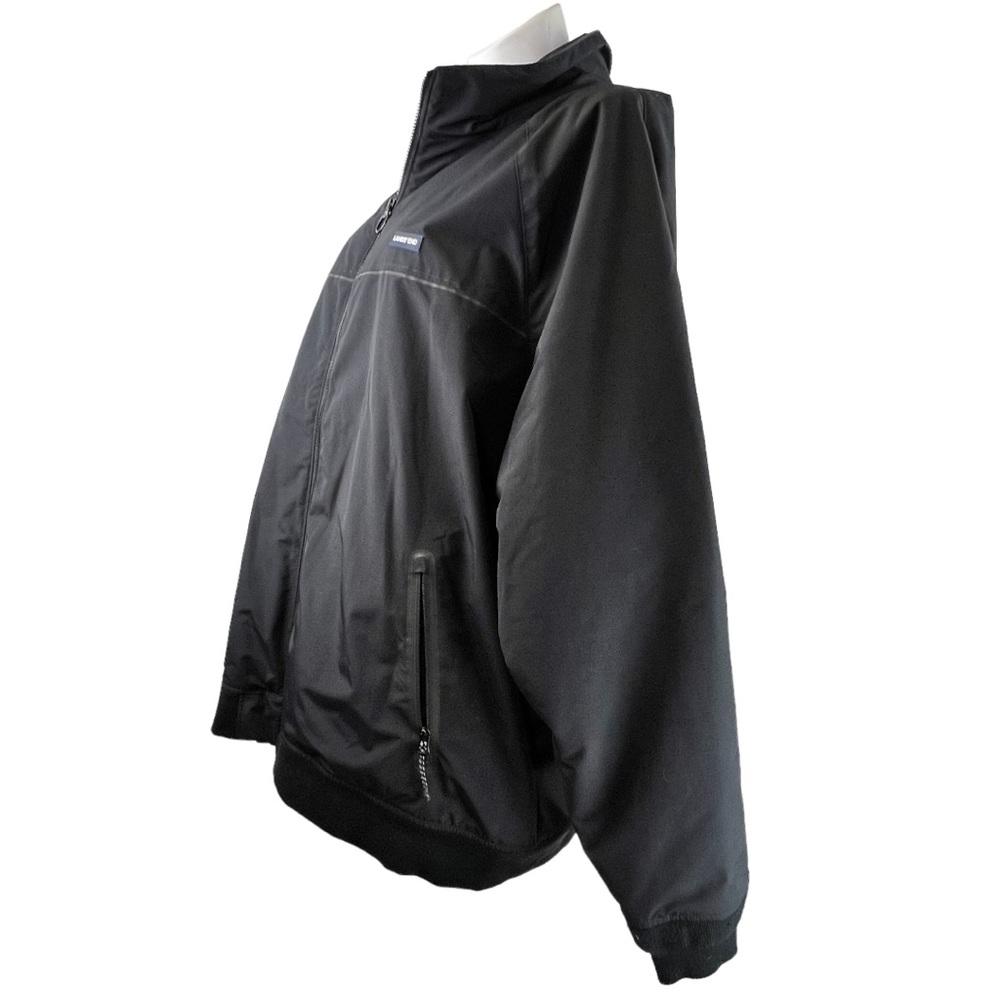 LANDS’ END Classic Squall Jacket Mens Big Tall 4XLT Black - Picture 2 of 11